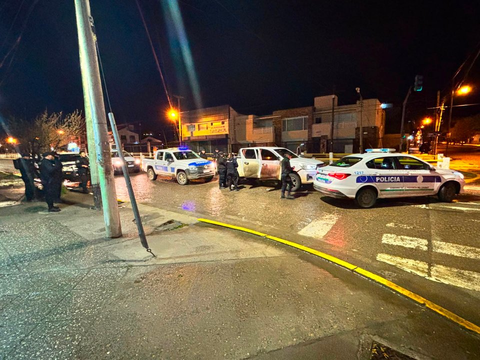 Tres detenidos tras disparos y persecución en Comodoro Rivadavia