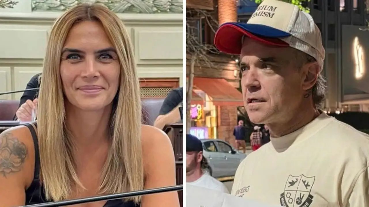 Robbie Williams y Amalia Granata: una historia de hace 20 años vuelve a la actualidad