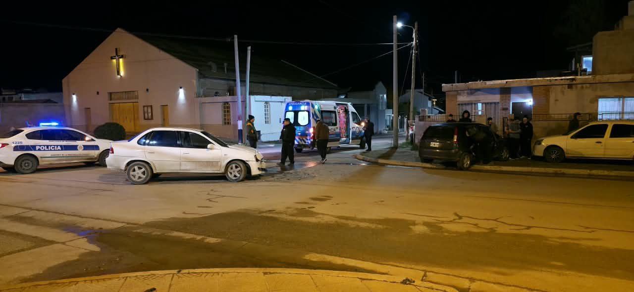 Tres accidentes de tránsito en Comodoro Rivadavia, uno con alcoholemia elevada