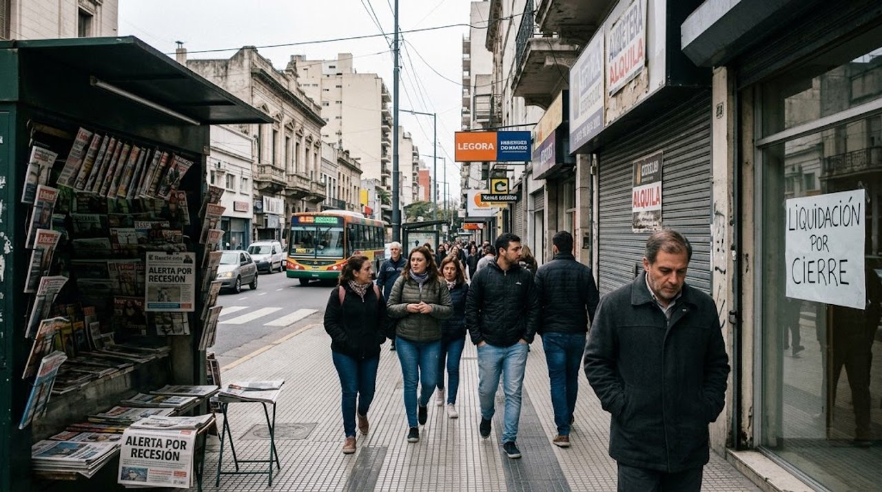 Informe advierte que la probabilidad de recesión en Argentina supera el 80%