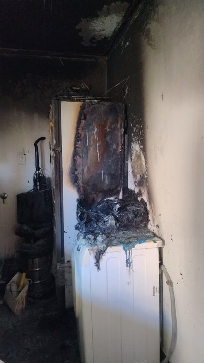 Incendio en Kilómetro 8: dos menores rescatados tras falla eléctrica