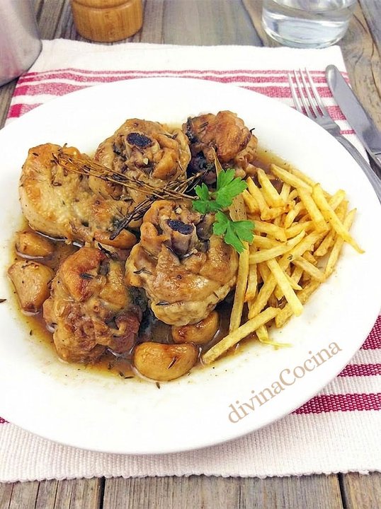 Receta casera de pollo al ajillo: un clásico reconfortante