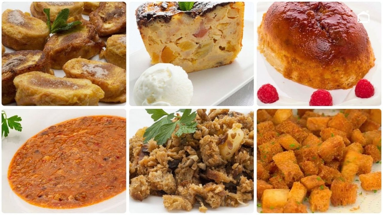 Tres formas de aprovechar el pan duro en la cocina