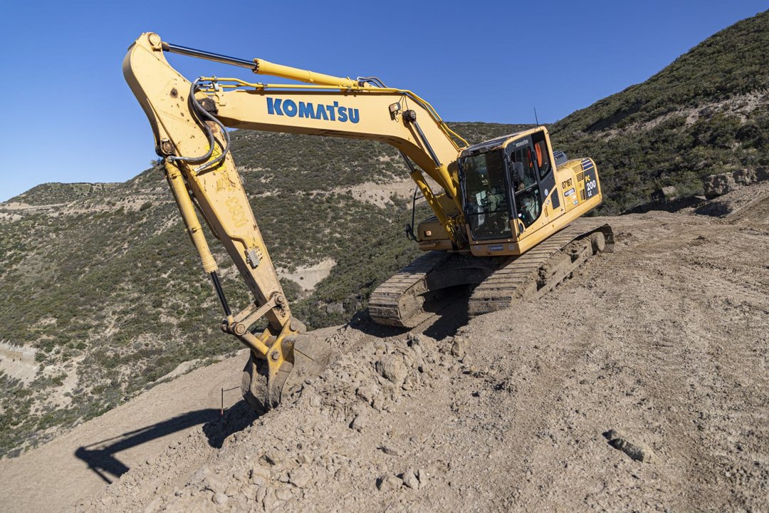 Avanza el aterrazamiento del cerro Hermitte en Comodoro Rivadavia