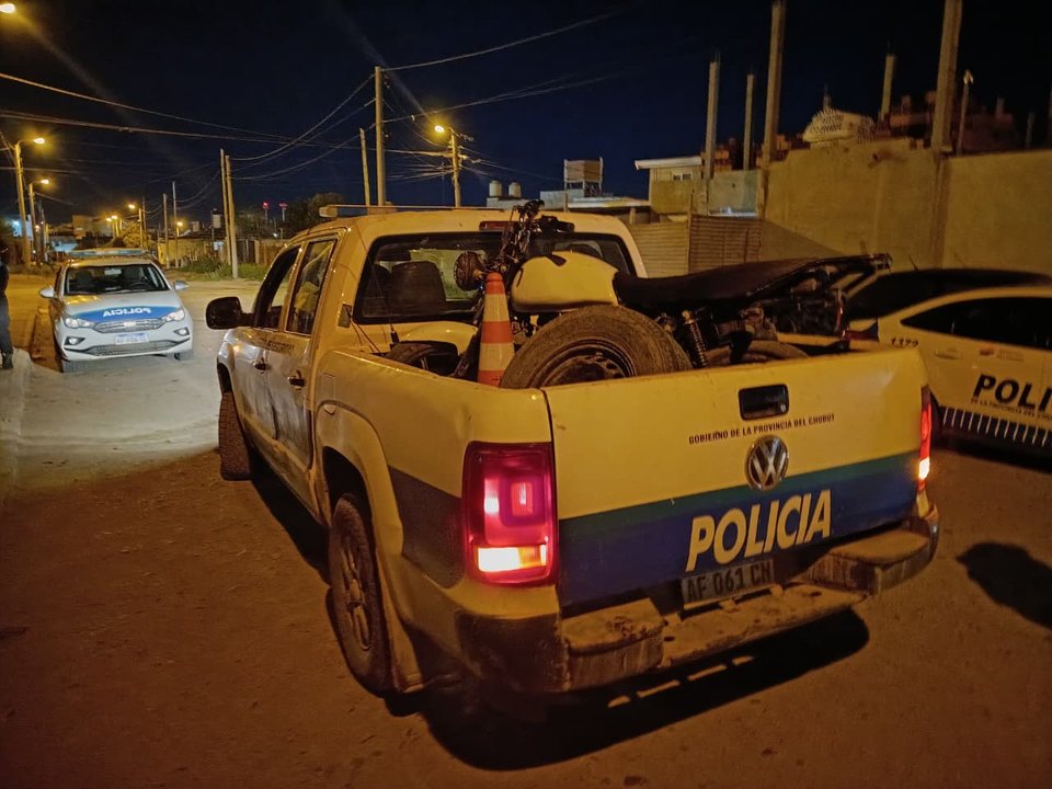 Recuperan motos robadas y detienen a joven en Comodoro Rivadavia