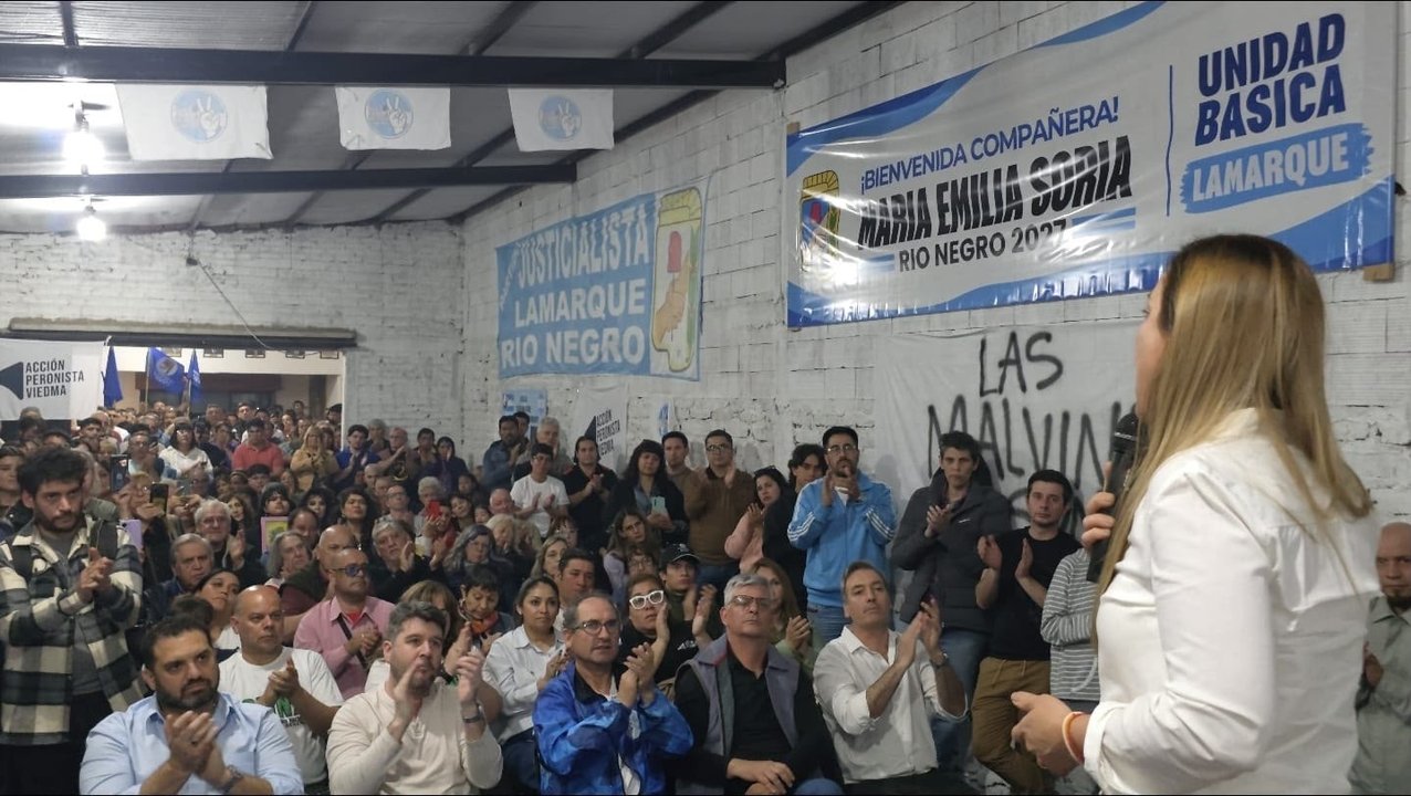 María Emilia Soria trazó el rumbo del peronismo rionegrino hacia 2027