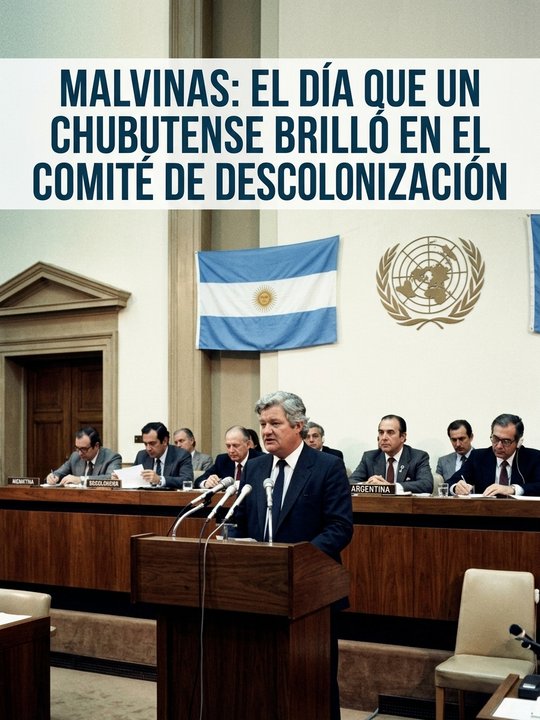 Intervención de un chubutense en Naciones Unidas sobre Malvinas sorprende en 1985