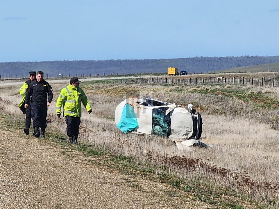 Falleció un empresario en un accidente en la Ruta 3 en Tierra del Fuego