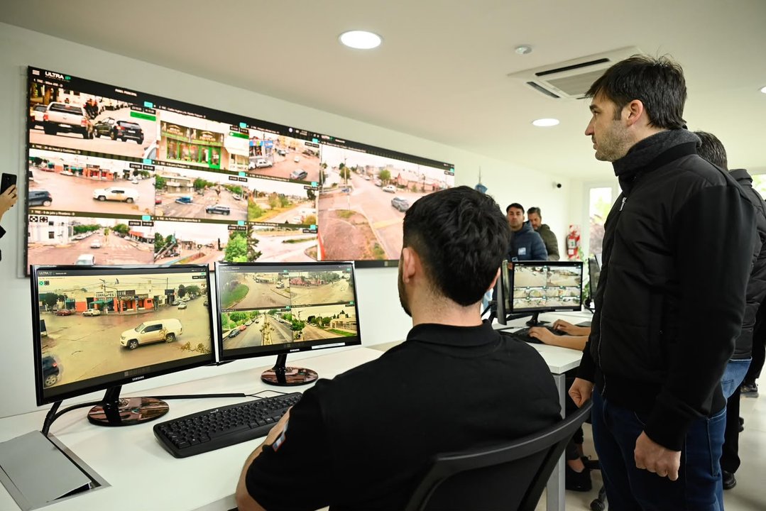 Trelew inaugura un centro de monitoreo con inteligencia artificial