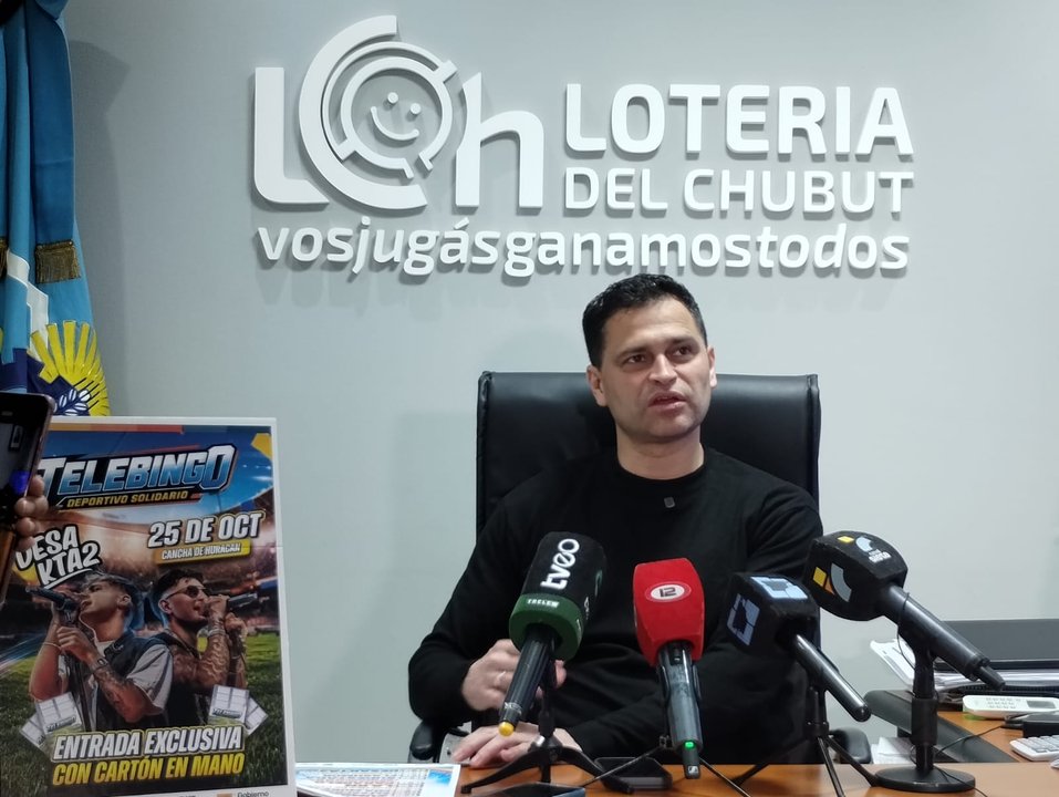 El Telebingo Deportivo Solidario en Chubut superó los $1.800 millones recaudados