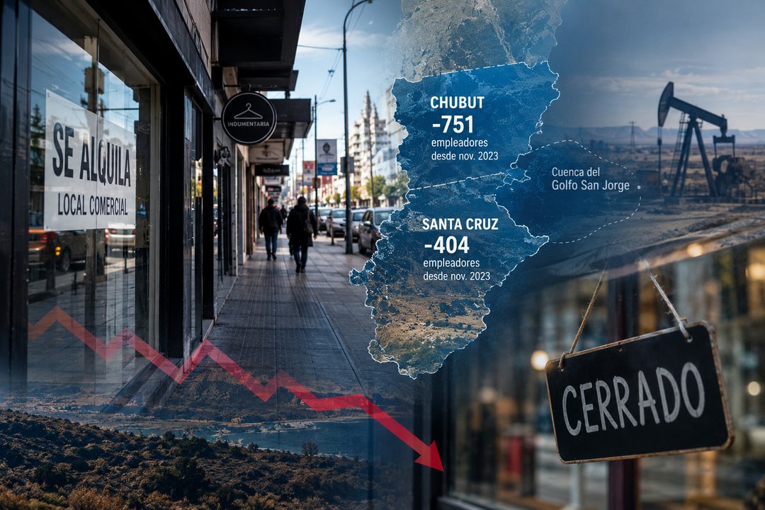 Crisis nacional afecta más a empresas de Chubut y Santa Cruz