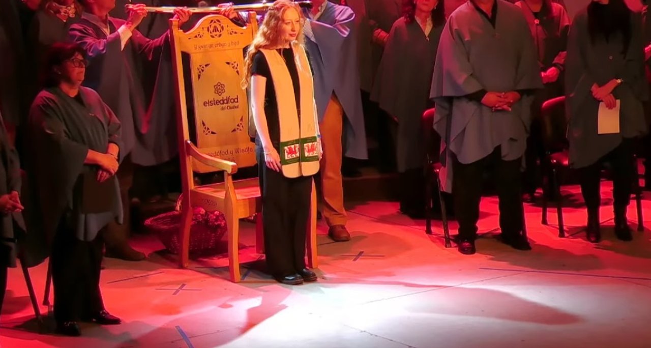 Docente galesa gana el Sillón Bárdico en el Eisteddfod del Chubut 2026