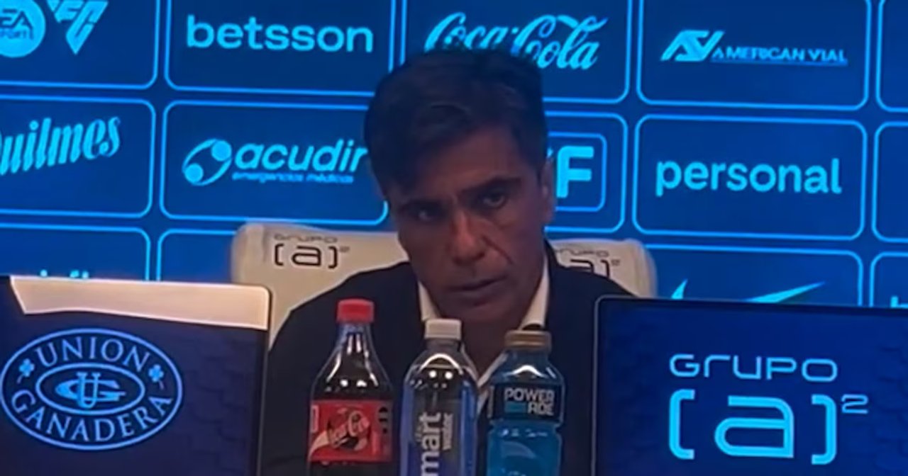 Sanguinetti se mostró molesto en conferencia tras el descenso de Aldosivi